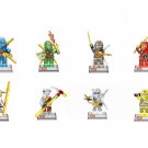 Transparent Kai Jay Zane Lloyd Minifigures Lego Compatible Ninjago Set