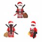 3pcs Santa Claus costume Deadpool Minifigures Lego Compatible Avengers
