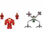 Hulkbuster Mark44 and Doctor Octopus Minifigures Lego Compatible Super