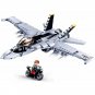 Hornet Strike Fighter F18 Fighter Minifigures Lego Compatible Modern F