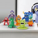 Rainbow Bear Blue cattle Purple Skull Minifigures Lego Compatible Toy