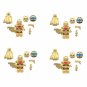 4pcs Golden Thermal Energy Batman Minifigures Lego Compatible Batman S