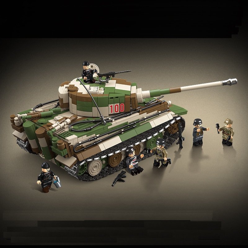 Germany Camouflage The King Tiger Heavy Tank Minifigures Lego Compatib