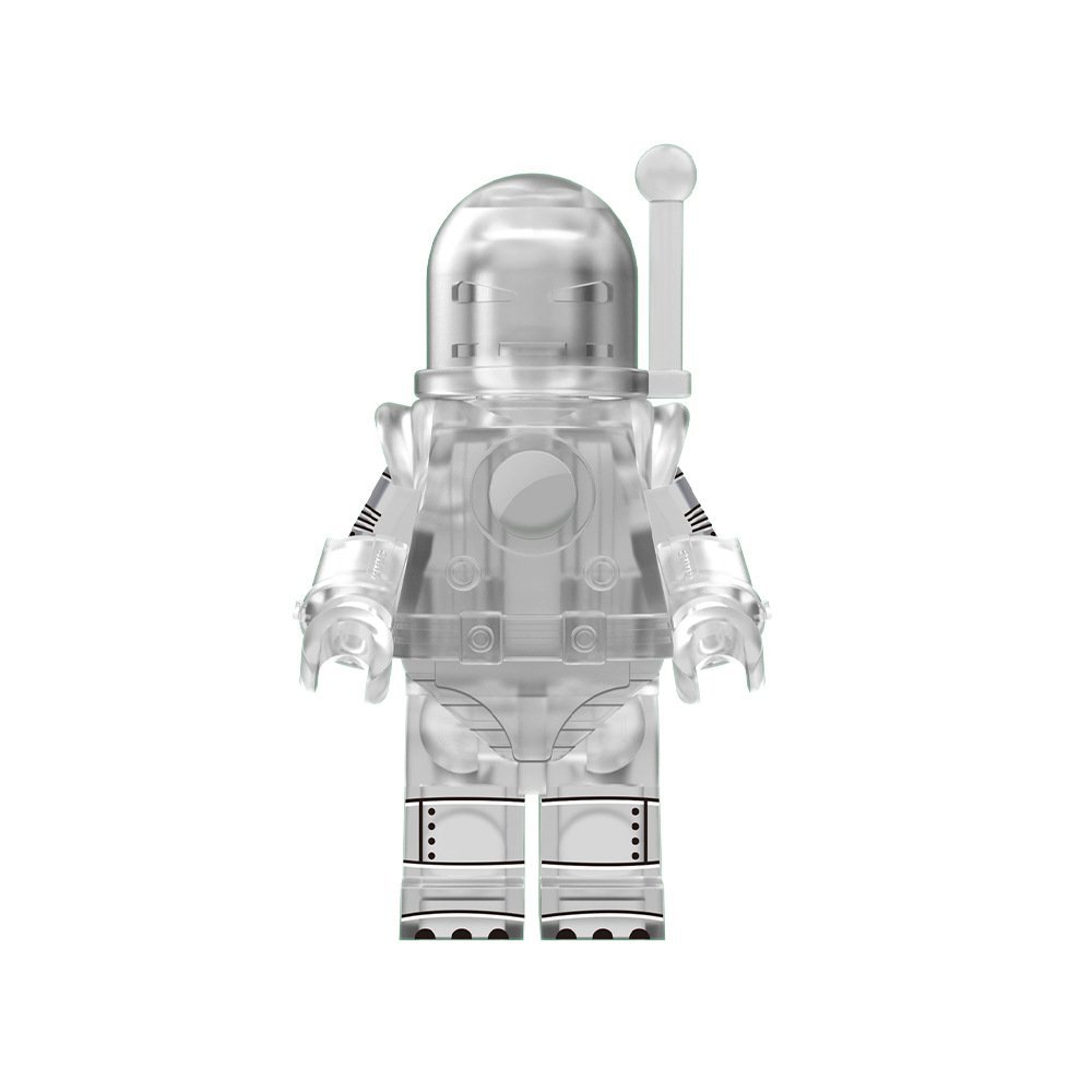 Transparent Iron Man MK1 Minifigures Lego Compatible Iron Man Minifigu