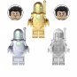 Silver Golden Iron Man MK1 Minifigures Lego Compatible New Iron Man Se