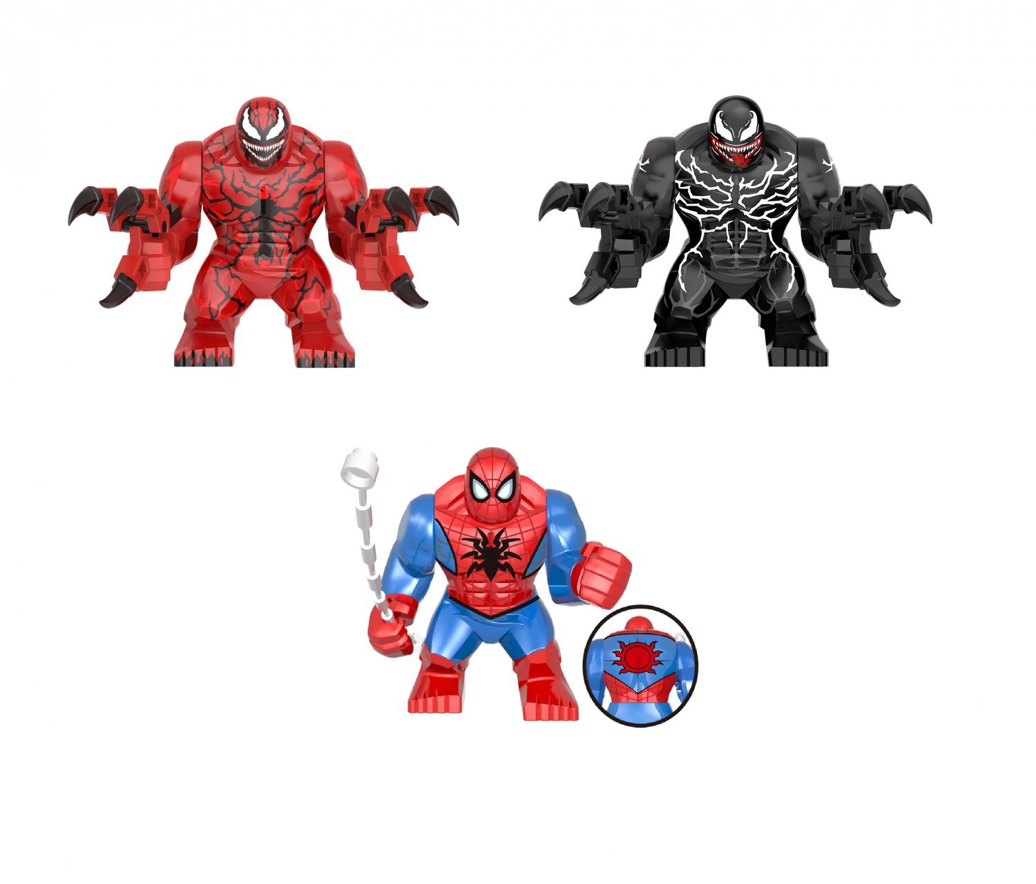 Big Spider-Man Venom Carnage Minifigures Lego Compatible Super Heroes