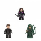 Ra's al Ghul VS Huntress Green Arrow Minifigures Lego Compatible