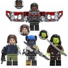 Falcon Winter Soldier Gamora Proxima Midnight Minifigures Lego Compati