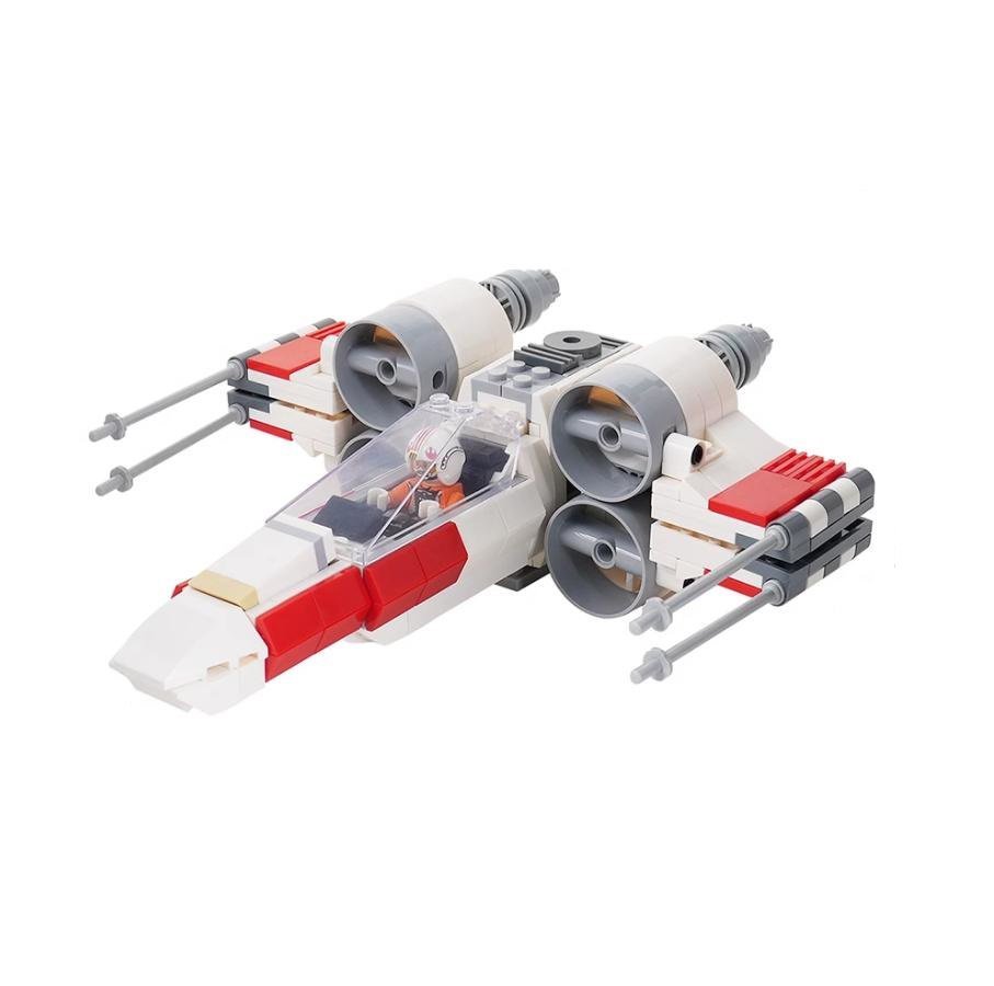 Mini X-Wing Starfighter Rebel Pilot Minifigures Lego Compatible Star W