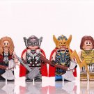Jane Foster Odin Borson Thor Minifigures Lego Compatible New Thor Set