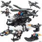 6in1 S.W.A.T. Attack Helicopter UAV Seafox Minifigures Lego Compatible