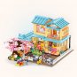 Japanese Housing Cherry Blossom House Minifigures Lego Compatible City