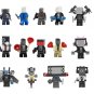 14pcs Skibidi Toilet Mechanical Titan TV Man Minifigures Lego Compatib
