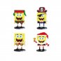 4pcs SpongeBob Building Block Minifigures Lego Compatible Comic Set
