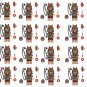 Wolf Head Warrior Soldier Minifigures Lego Compatible Middle Ages Sets