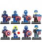 8pcs Comic Edition Captain America Minifigures Lego Compatible The Ave