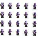 20pcs Crystal Knight Minifigures Lego Compatible Minifigure Set