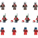 Mandalorian Boba Fett Jango Fett Christmas Minifigures Lego Compatible