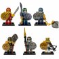 6pcs Lloyd Lion King Gold Shield Minifigures Lego Compatible Ninjago S