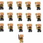 16pcs Piglin Brute Piglin Minifigures Compatible Lego Game Set