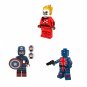 Blazing Skull Union Jack Captain America Minifigures Compatible Lego S