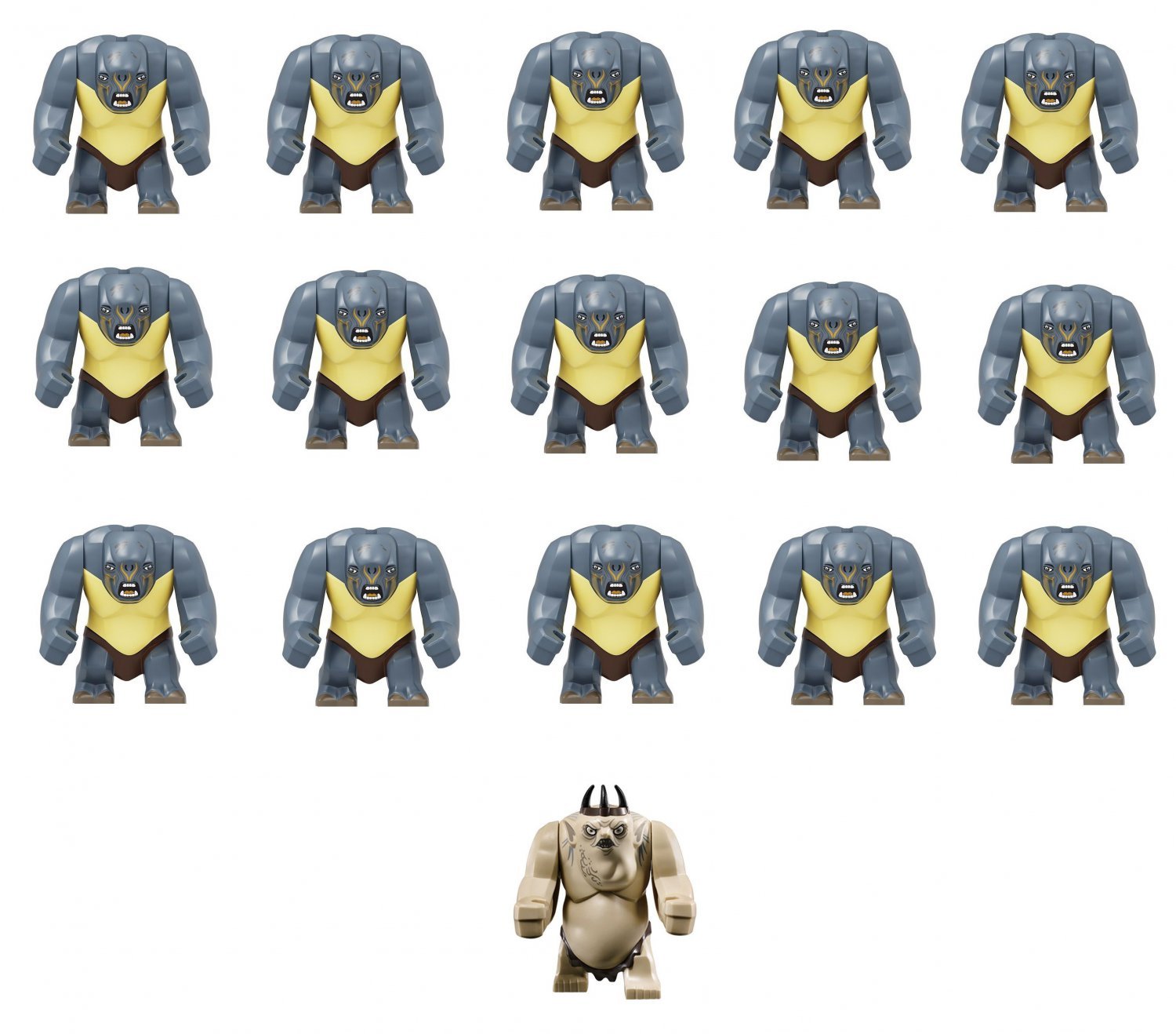 16 Best Trolls King Trolls Minifigures Compatible Lego The Hobbit Hall