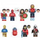 2023 Christmas Super Heroes and Mandalorian Minifigures Compatible Leg
