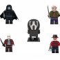 Scream Killer Jason Freddy Krueger Minifigures Compatible Lego Hallowe