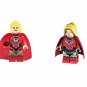 2pcs Black Lanter Supergirl Minifigures Compatible Lego DC Super Heroe