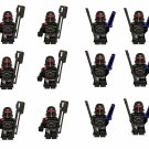 12pcs Heavy Black Series Purge Trooper Minifigures Compatible Lego Sta