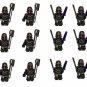 12pcs Heavy Black Series Purge Trooper Minifigures Compatible Lego Sta