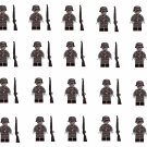 20pcs German Zombie Soldier Minifigures Compatible Lego WW2 Halloween