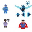 Amanda Waller Superman Blue Beetle Minifigures Compatible Lego Blue Be
