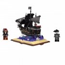 The Black Pearl Pirate Ship Book Jack Sparrow Minifigures Compatible L