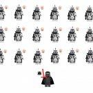 19pcs Kylo Ren 104th Battalion Minifigures Compatible Lego Star Wars T
