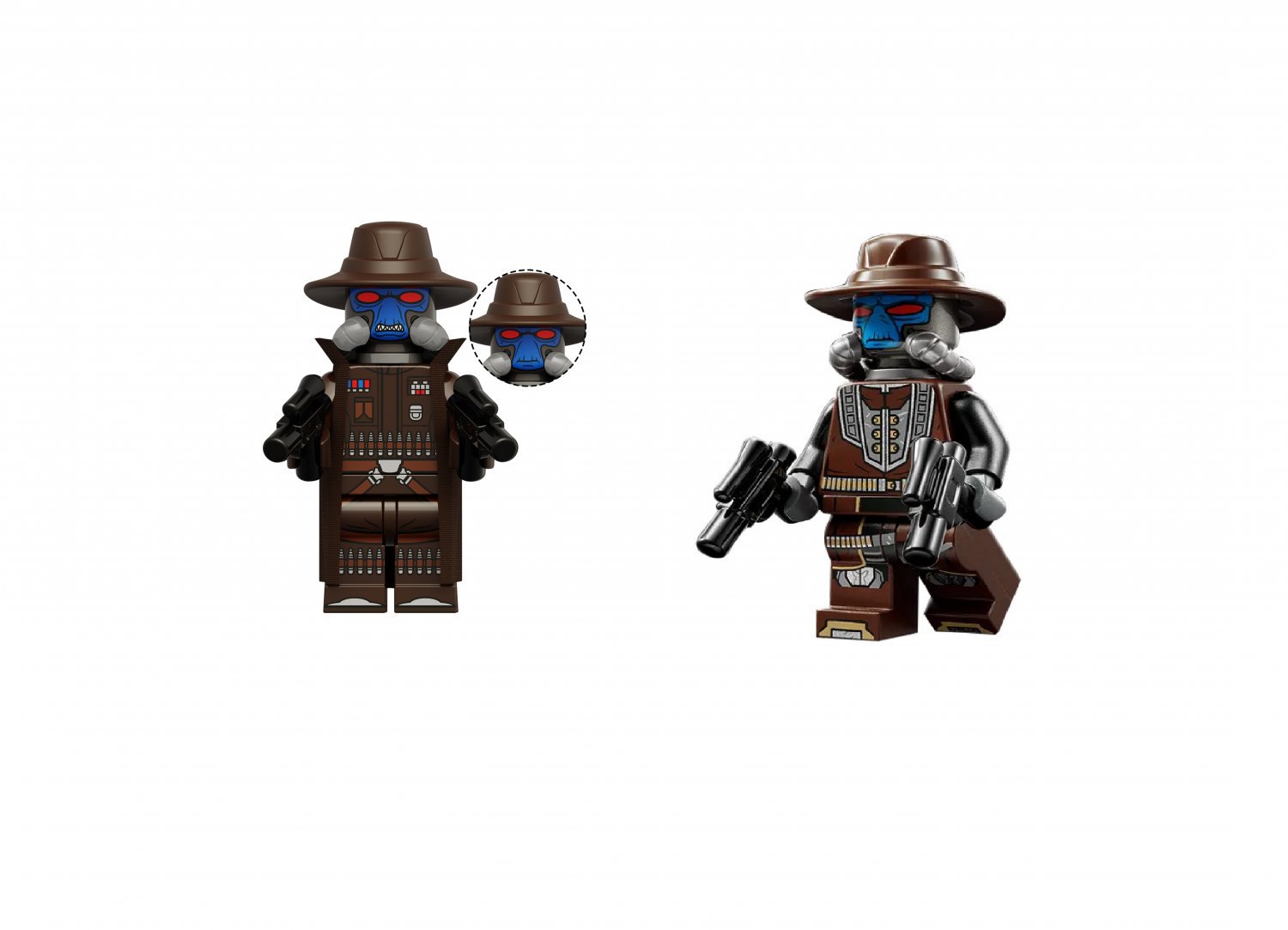 2 Best Cad Bane Minifigures Compatible Lego The Book of Boba Fett  Min