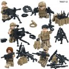 Heavy Mercenary Soldier Minifigures Compatible Lego Modern Military Se