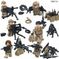 Heavy Mercenary Soldier Minifigures Compatible Lego Modern Military Se