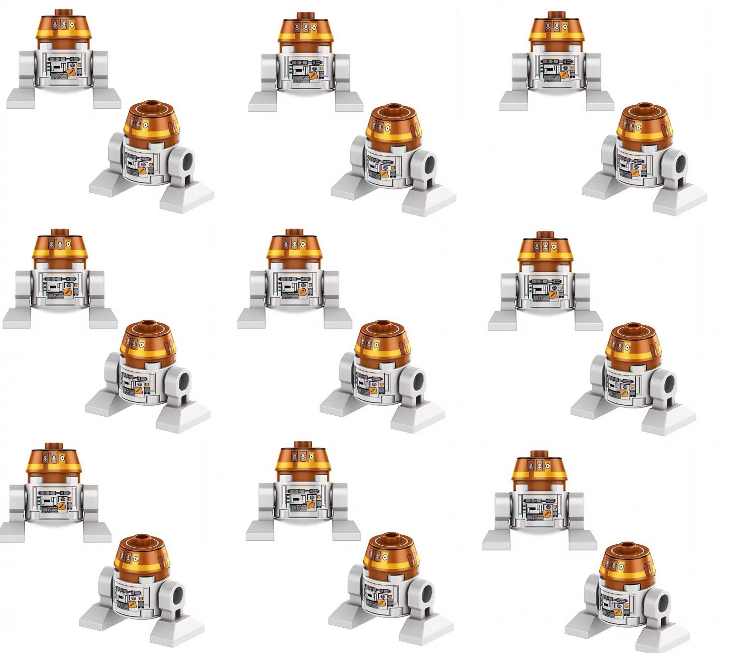 18pcs C1-10P Minifigures Compatible Lego Star Wars Set