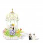 Flower Pavilion Love Language Rotation Music box Minifigures Compatibl
