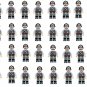 32pcs French officers WW2 Soldier Minifigures Compatible Lego Military