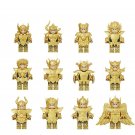 12pcs Heavy Constellation Gold Saint Minifigures Compatible Lego Anime