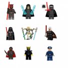 9pcs Dark Jedi Knight Minifigures Compatible Lego Star Wars Empire Set