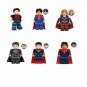Superboy Supergirl Superman Minifigures Compatible Lego Justice League