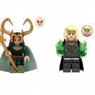 2pcs Lady Loki Sylvie Minifigures Compatible Lego Loki TV Set