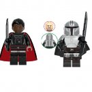 Moff Gideon and Din Djarin Minifigures Compatible Lego The Mandalorian