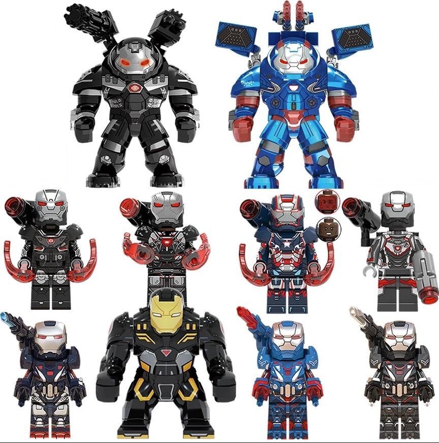 10pcs Heavy War Machine Mecha Minifigures Compatible Lego The Avengers