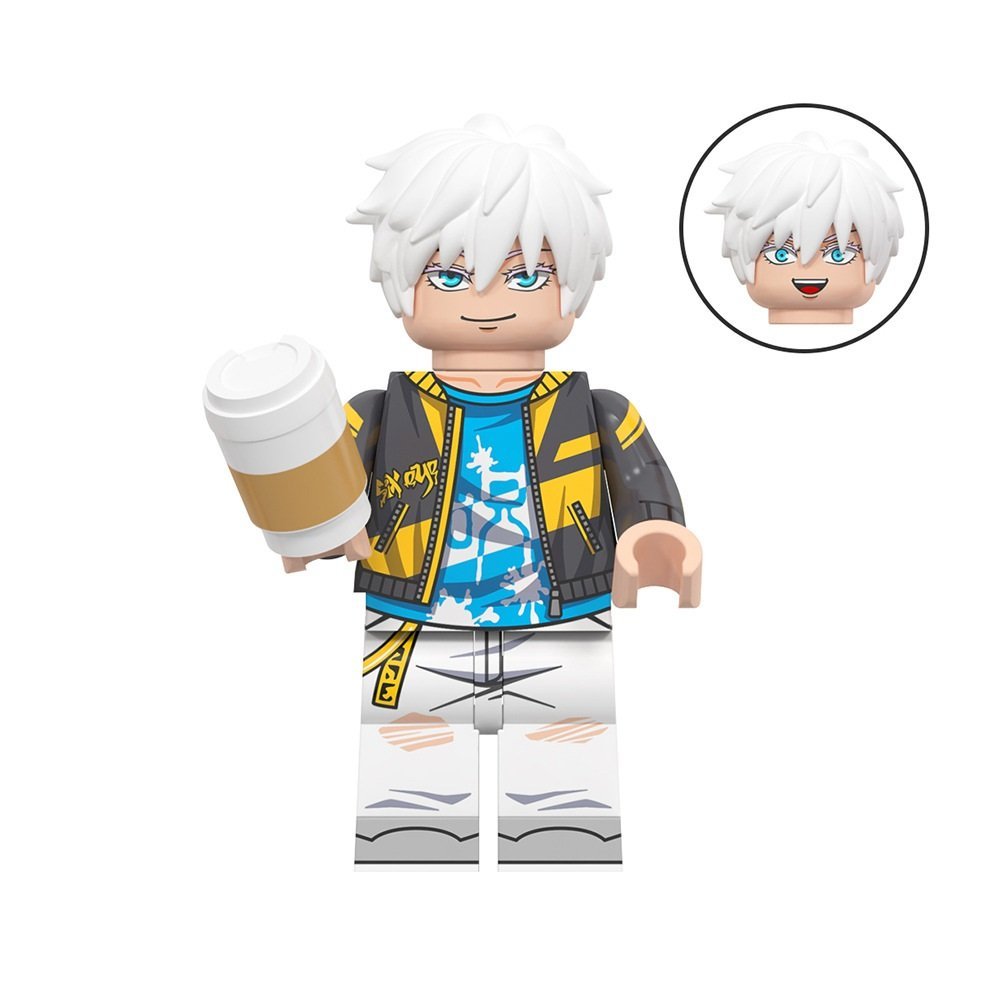 New Gojo Satoru Minifigures Compatible Lego Jujutsu Kaisen Minifigure