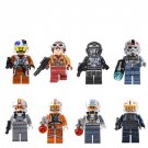 X-Wing Pilot AT-AT Pilot Tie Pilot Luke Minifigures Compatible Lego St