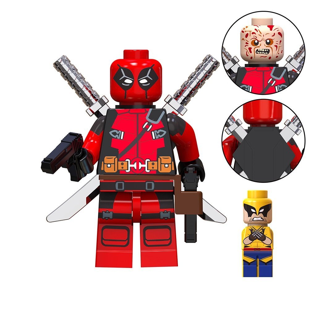 2023 Deadpool Minifigures Compatible Lego Super Heroes Minifigure